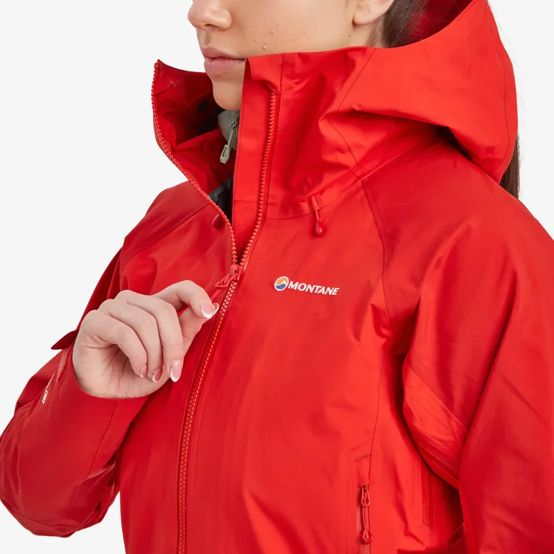 Montane Womens Phase XPD Jacket Adrenaline Red-13